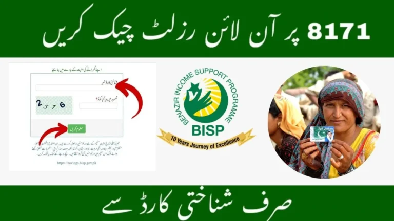 BISP 8171 Result Check Online by CNIC Latest Guide 2025